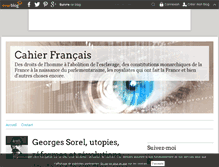 Tablet Screenshot of cahiers.francais.over-blog.com
