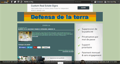 Desktop Screenshot of defensadelaterra.over-blog.com