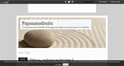 Desktop Screenshot of papasansdroits.over-blog.com