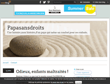 Tablet Screenshot of papasansdroits.over-blog.com
