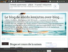 Tablet Screenshot of aikido.kenjutsu.over-blog.com