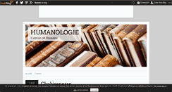 Desktop Screenshot of humanologie.over-blog.com