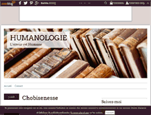 Tablet Screenshot of humanologie.over-blog.com