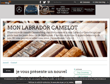 Tablet Screenshot of mon.labrador.camelot.over-blog.fr