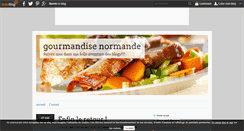 Desktop Screenshot of gourmandisenormande.over-blog.com