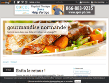 Tablet Screenshot of gourmandisenormande.over-blog.com