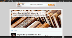 Desktop Screenshot of amplevannah.over-blog.com