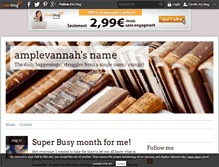 Tablet Screenshot of amplevannah.over-blog.com