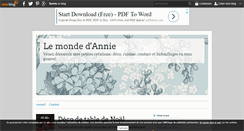 Desktop Screenshot of anniebricole.over-blog.com