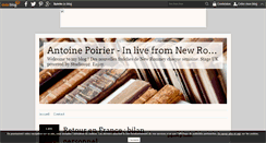 Desktop Screenshot of antoine-poirier.over-blog.com