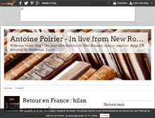 Tablet Screenshot of antoine-poirier.over-blog.com