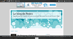 Desktop Screenshot of chezpedro.over-blog.fr