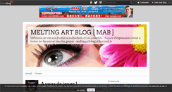 Desktop Screenshot of meltingartblog.over-blog.com