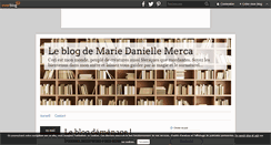 Desktop Screenshot of mariedaniellemerca.over-blog.com
