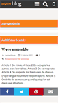 Mobile Screenshot of carnetdevie.over-blog.com