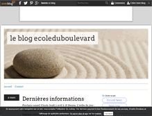 Tablet Screenshot of ecoleduboulevard.over-blog.com