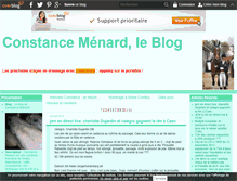 Tablet Screenshot of constancemenard.over-blog.com