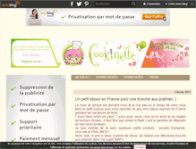 Tablet Screenshot of leblogdecookinette.over-blog.com