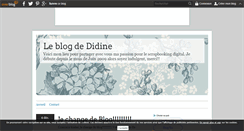 Desktop Screenshot of didine1.over-blog.com