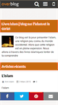 Mobile Screenshot of livreislam.over-blog.com
