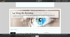 Desktop Screenshot of matsuo-ayumu.over-blog.com