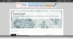 Desktop Screenshot of coeur-pur.over-blog.com