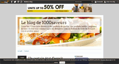 Desktop Screenshot of 1000saveurs.over-blog.fr