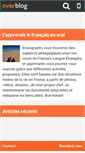 Mobile Screenshot of parlerfrancais.over-blog.com