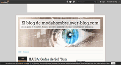 Desktop Screenshot of modahombre.over-blog.com
