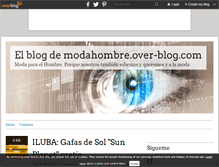 Tablet Screenshot of modahombre.over-blog.com