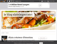 Tablet Screenshot of alainlegourmet.over-blog.com