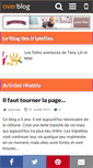 Mobile Screenshot of lestriplettes.over-blog.fr