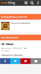 Mobile Screenshot of barca-forever.over-blog.com