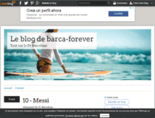 Tablet Screenshot of barca-forever.over-blog.com