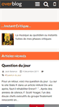 Mobile Screenshot of instant-critique.over-blog.com