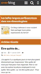 Mobile Screenshot of cestquoicelangage.over-blog.com