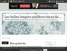 Tablet Screenshot of cestquoicelangage.over-blog.com