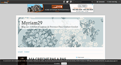 Desktop Screenshot of myriam29.over-blog.com