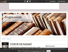 Tablet Screenshot of passionduchienlove.over-blog.com