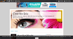 Desktop Screenshot of c-est-fee-eric.over-blog.com