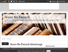 Tablet Screenshot of ikusonofansub.over-blog.com