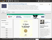 Tablet Screenshot of esprit-universel.over-blog.com