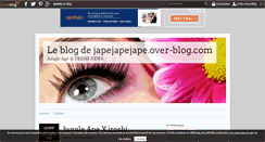 Desktop Screenshot of japejapejape.over-blog.com