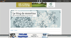 Desktop Screenshot of mxxxtine.over-blog.com