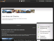 Tablet Screenshot of lesrevesdechacha.over-blog.com
