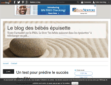Tablet Screenshot of bebepuisette.over-blog.com