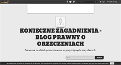 Desktop Screenshot of koniecznezagadnienia.over-blog.com