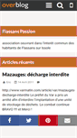 Mobile Screenshot of flassanspassion.over-blog.com