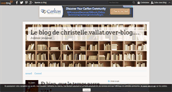 Desktop Screenshot of christelle.vallat.over-blog.com