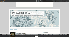 Desktop Screenshot of paradiscreatif.over-blog.com